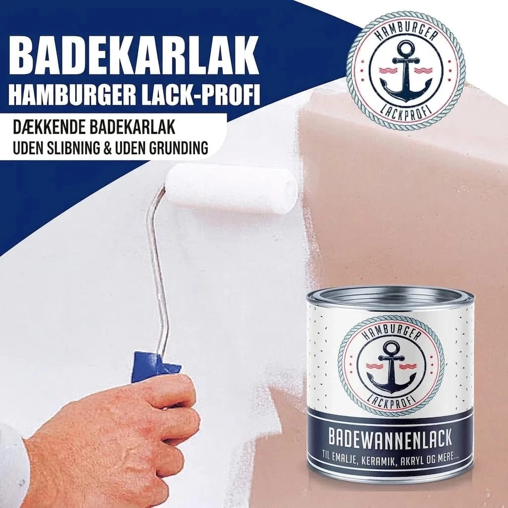 Hamburger Lack-Profi Badewannenlack Hamburger Lack-Profi 2K Badewannenlack Lehmbraun RAL 8003 - Glänzend / Seidenmatt / Matt