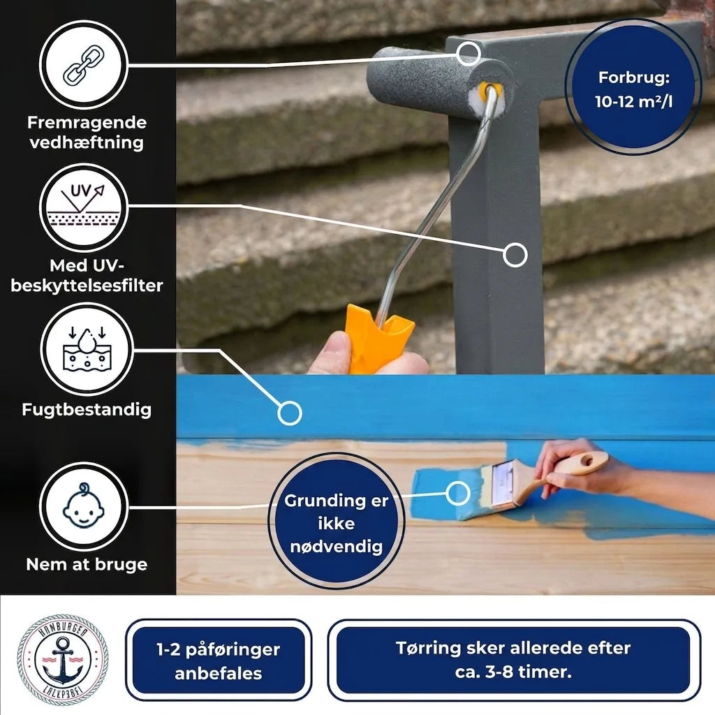 Hamburger Lack-Profi Buntlack Tieforange RAL 2011 - Robuster Kunstharzlack - Hamburger Lack-Profi