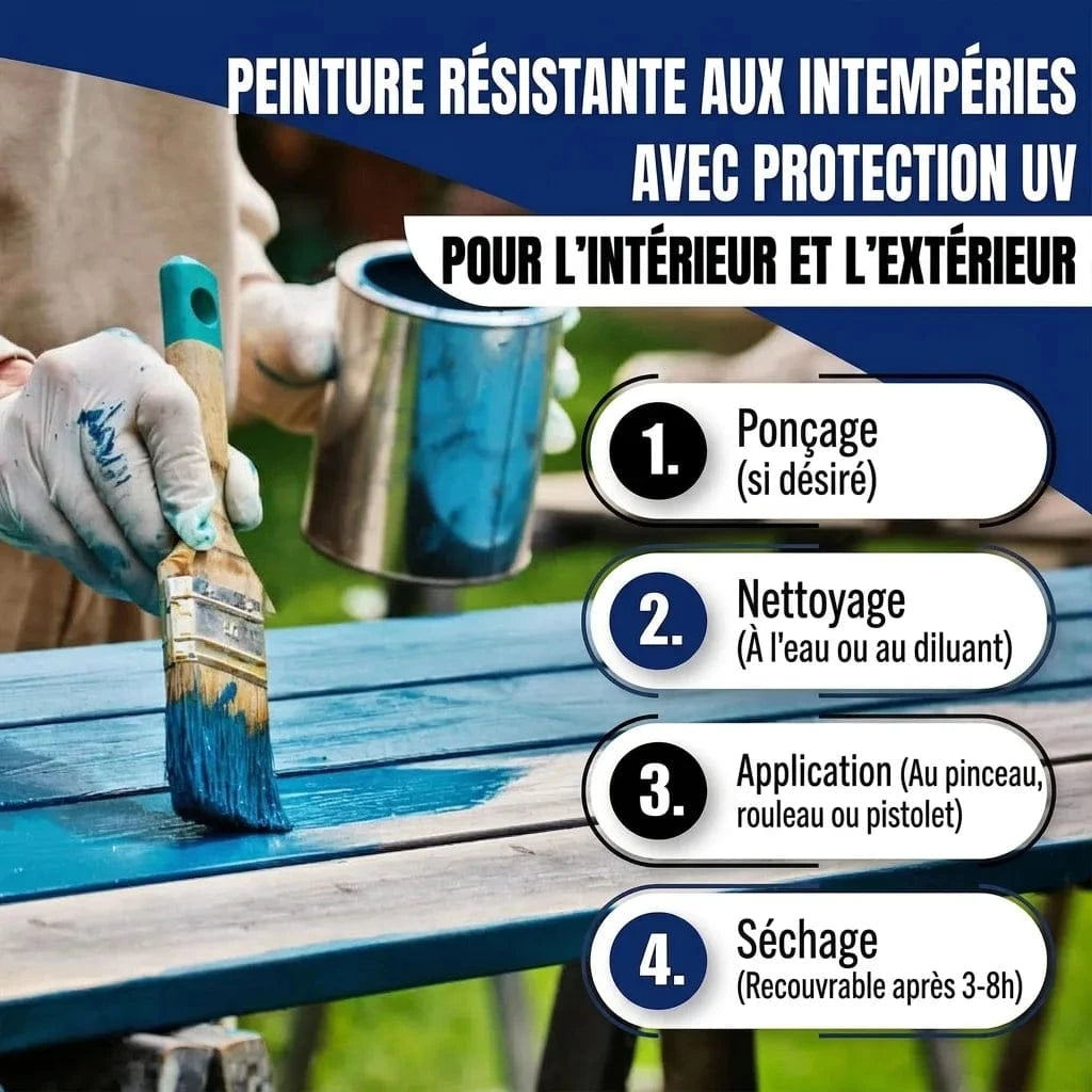 Vernice poliuretanica per legno RAL 1001 Beige - Vernice protettiva per esterni - Hamburger Lack-Profi