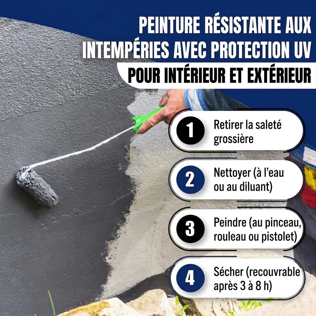 Hamburger Lack-Profi Betonfarbe Schwarzgrün RAL 6012 - hochdeckende Fassadenfarbe - Hamburger Lack-Profi