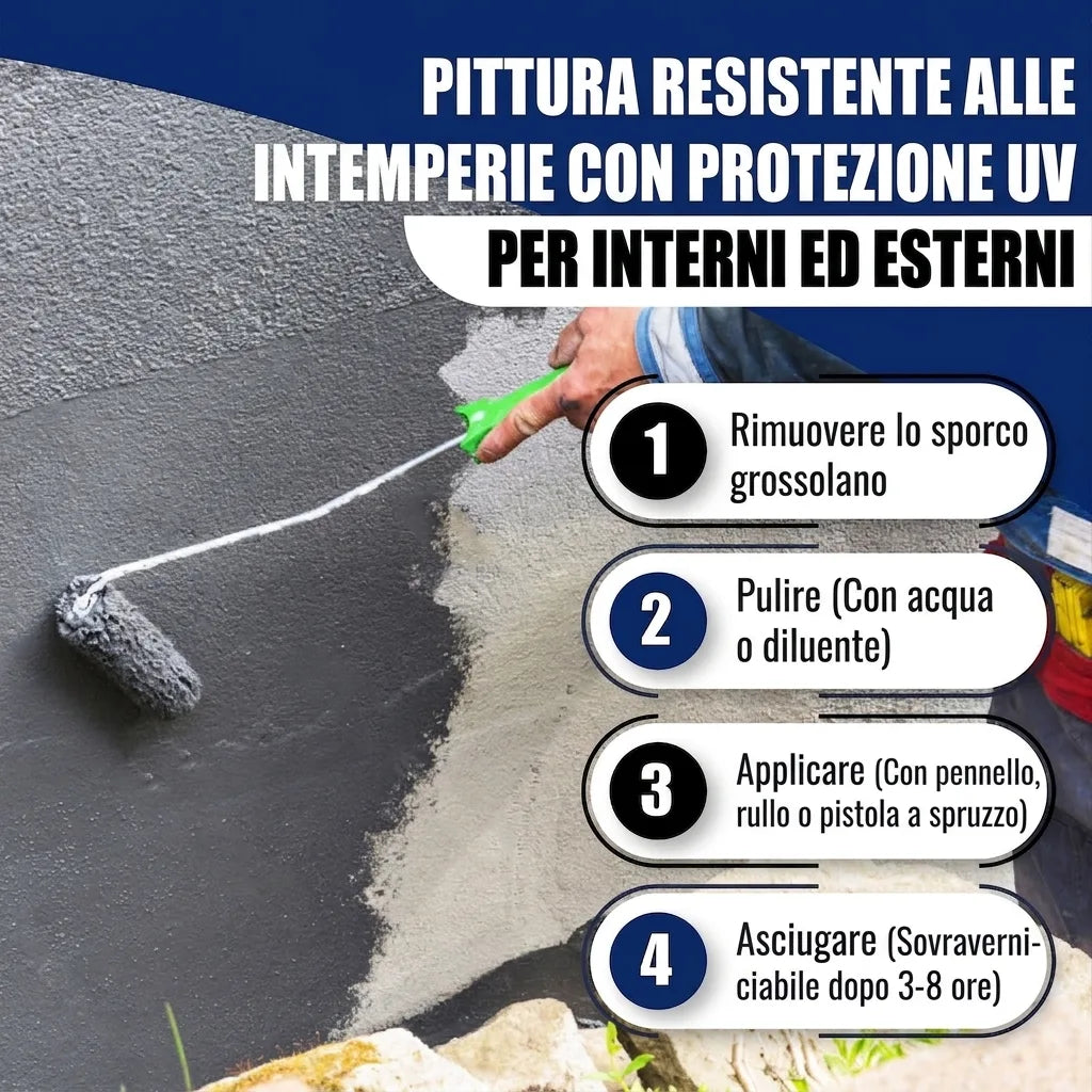 Pittura per cemento Rosso corallo RAL 3016 con kit di verniciatura (X300) - Hamburger Lack-Profi, Immagine 33
