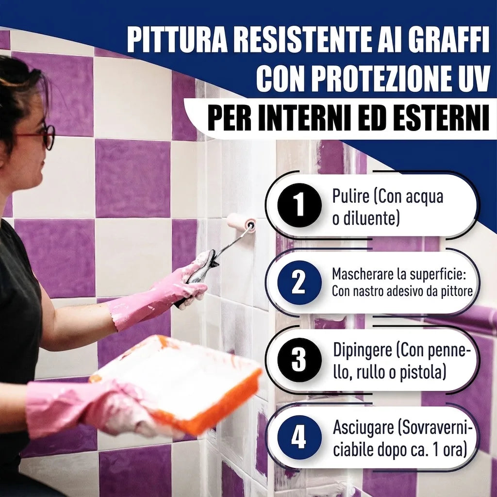 Hamburger Lack-Profi Fliesenlack Olivgrau RAL 7002- hochdeckende Fliesenfarbe Grau - Hamburger Lack-Profi