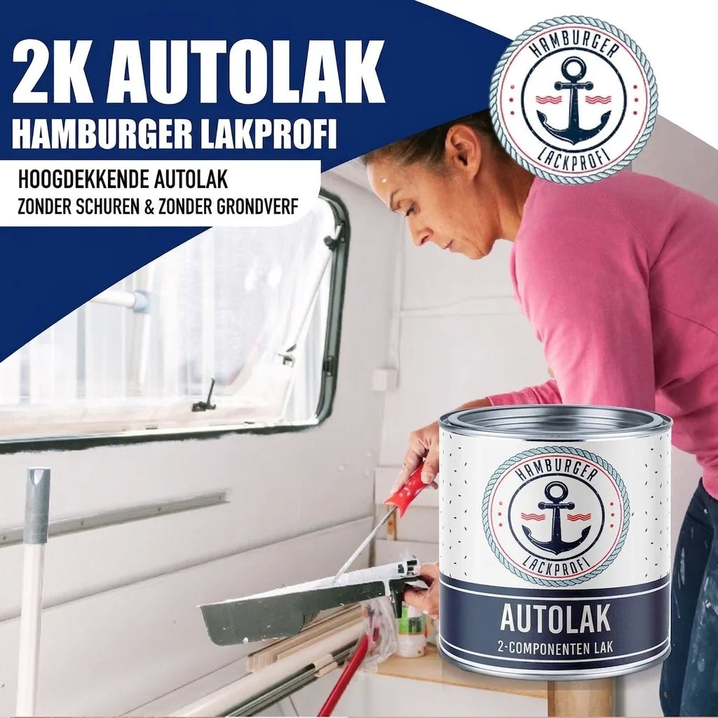 Vernice per auto 2K Verde segnale RAL 6032 con kit di verniciatura (X300) - Hamburger Lack-Profi, Immagine 24