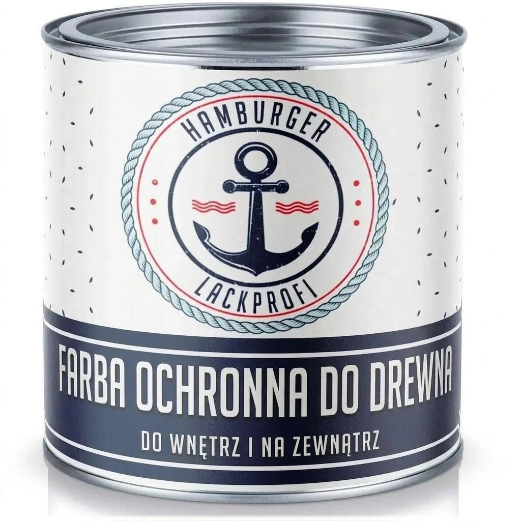 PU Holzschutzfarbe RAL 5005 Signalblau - Wetterschutzfarbe - Hamburger Lack-Profi