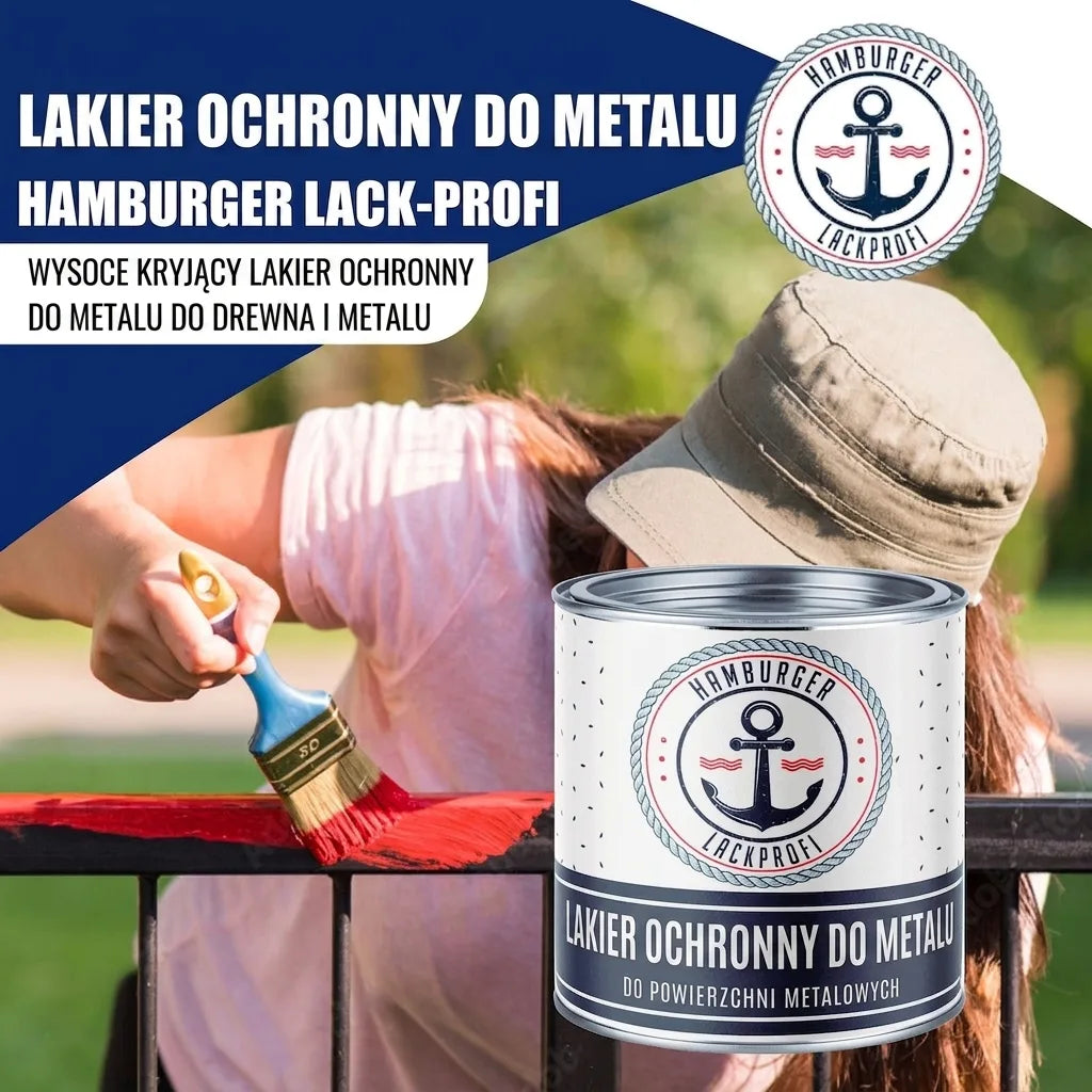 Vernice Antiruggine per Ferro Giallo curry RAL 1027 - resistente all'abrasione e agli urti Hamburger Lack-Profi