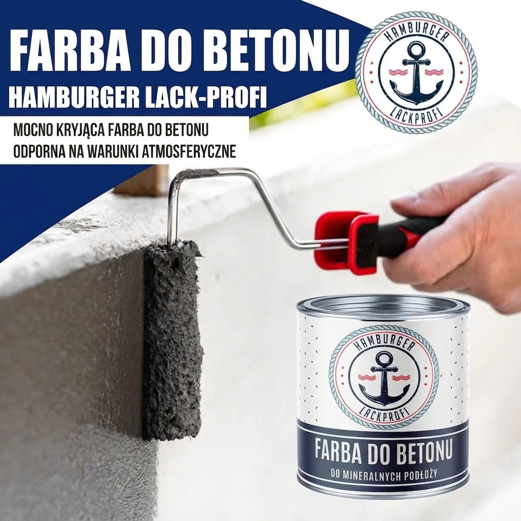 Hamburger Lack-Profi Betonfarbe - hochdeckende Fassadenfarbe - Hamburger Lack-Profi