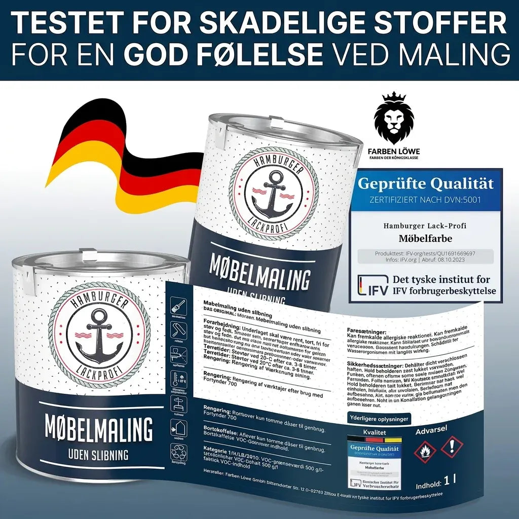 Möbelfarbe ohne Schleifen RAL 6009 Tannengrün - Möbellack Hamburger Lack-Profi - Hamburger Lack-Profi