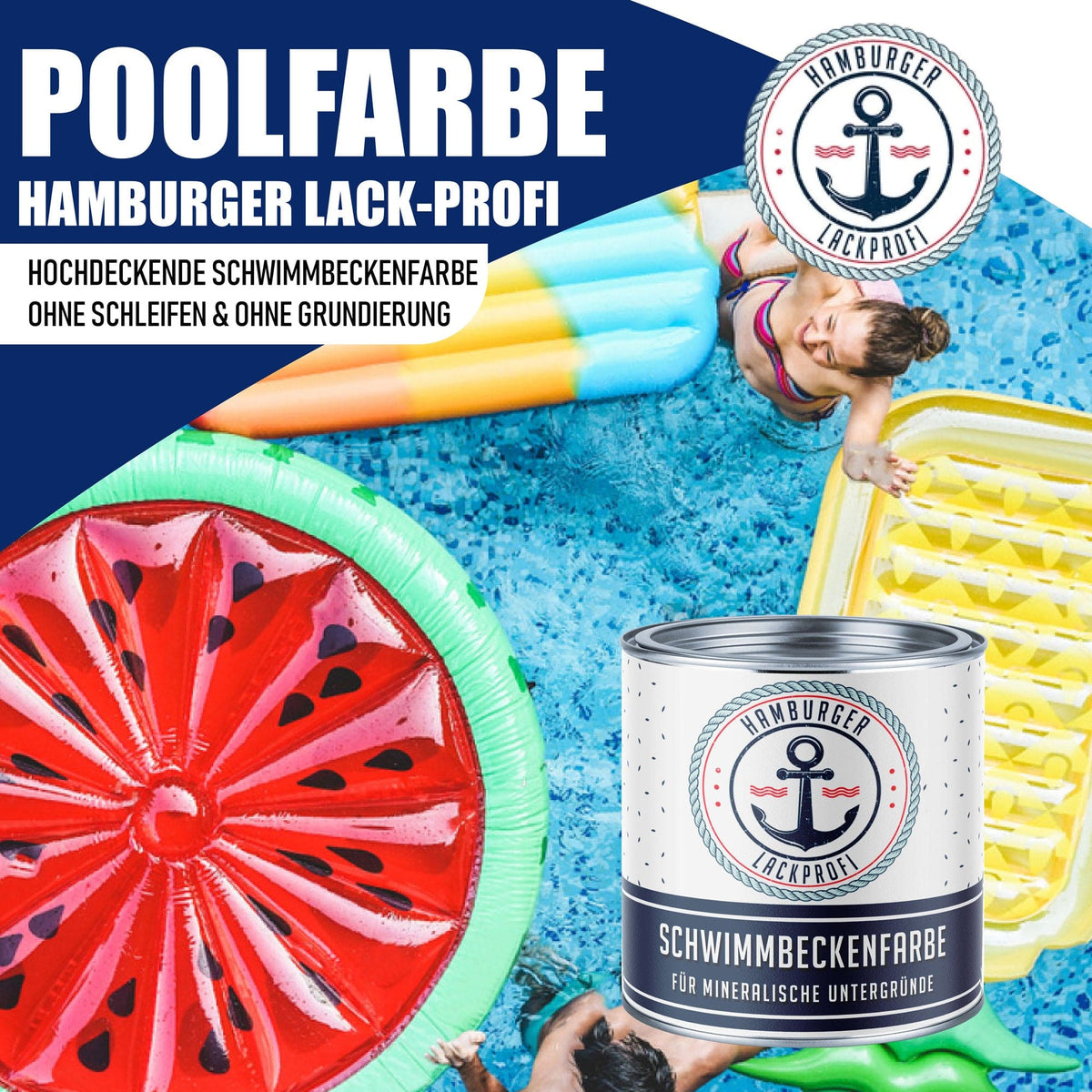 Pittura per piscina Porpora traffico RAL 4006 - altamente coprente - Hamburger Lack-Profi