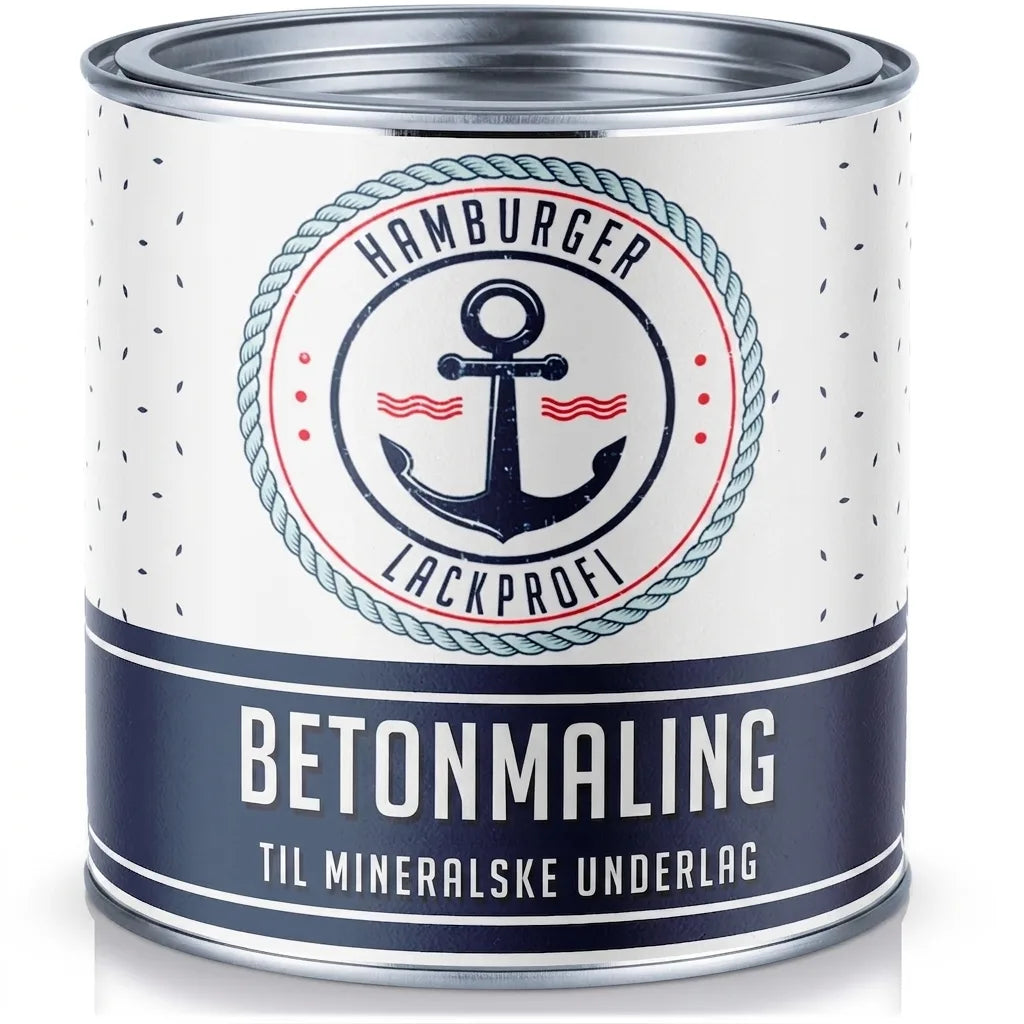 Hamburger Lack-Profi Betonfarbe Schiefergrau RAL 7015 - hochdeckende Fassadenfarbe - Hamburger Lack-Profi