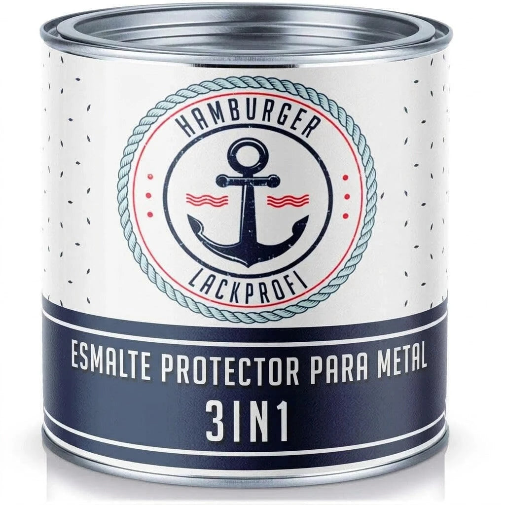Vernice Antiruggine per Ferro 3 in 1 Rosso salmone RAL 3022 - Hamburger Lack-Profi
