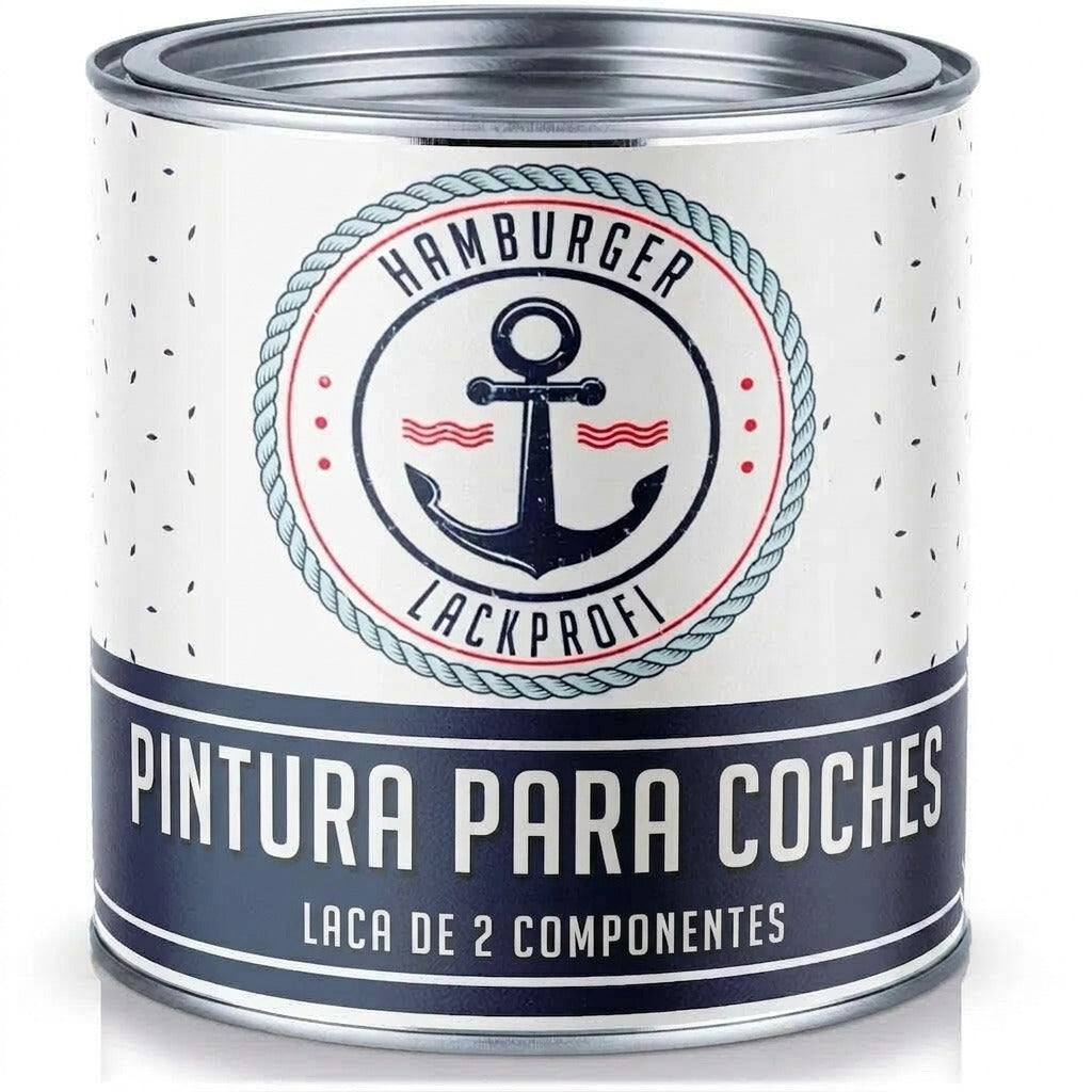 Vernice Bicomponente per Carrozzeria Blu acqua RAL 5021 - Alta Coprenza & Protezione Antiruggine - Hamburger Lack-Profi