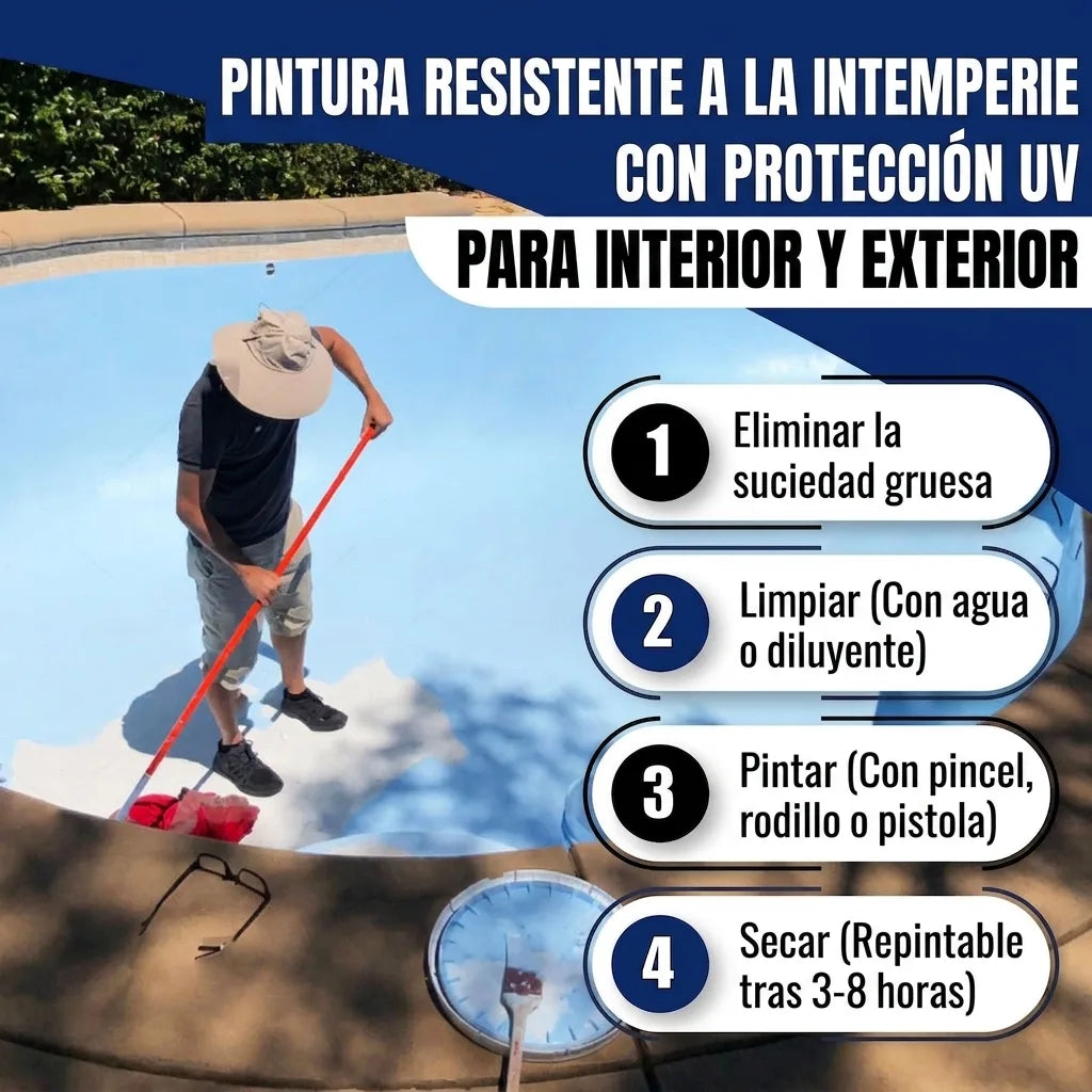 Pittura per piscina Nero grafite RAL 9011 - altamente coprente - Hamburger Lack-Profi