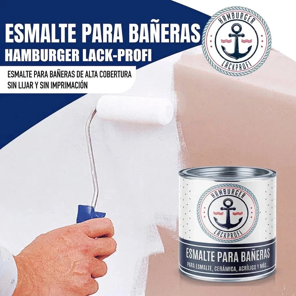 Hamburger Lack-Profi Badewannenlack Hamburger Lack-Profi 2K Badewannenlack Maisgelb RAL 1006 - Glänzend / Seidenmatt / Matt