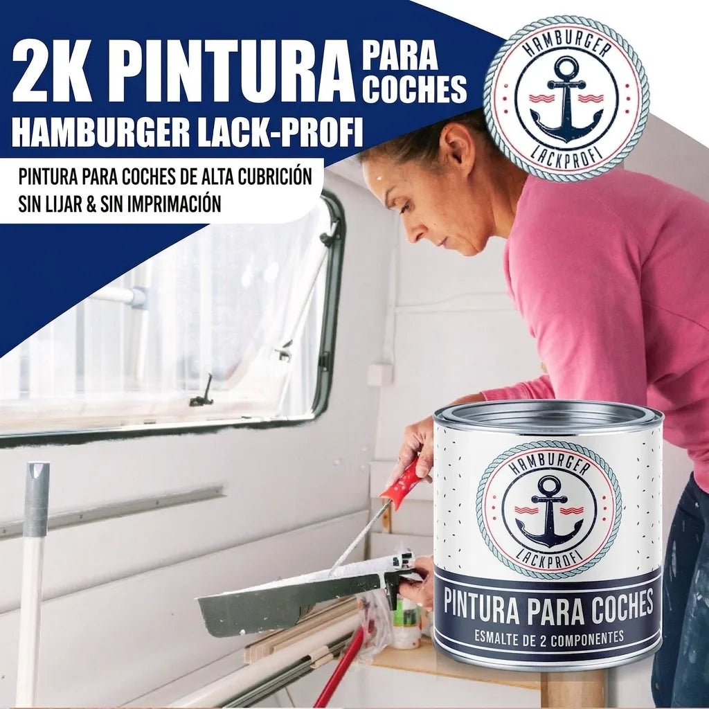 Vernice bicomponente per carrozzeria - alta coprenza & protezione antiruggine Hamburger Lack-Profi