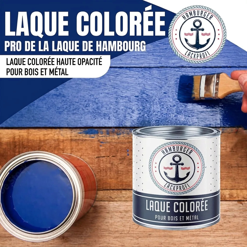 Hamburger Lack-Profi Buntlack Blaulila RAL 4005 - Robuster Kunstharzlack - Hamburger Lack-Profi
