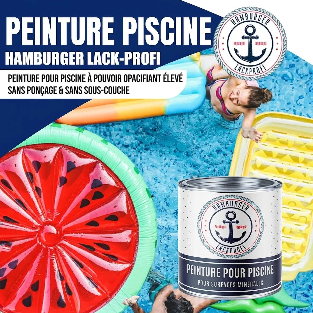 Pittura per piscine Grigio polvere RAL 7037 con kit di verniciatura (X300) - Hamburger Lack-Profi, Immagine 23