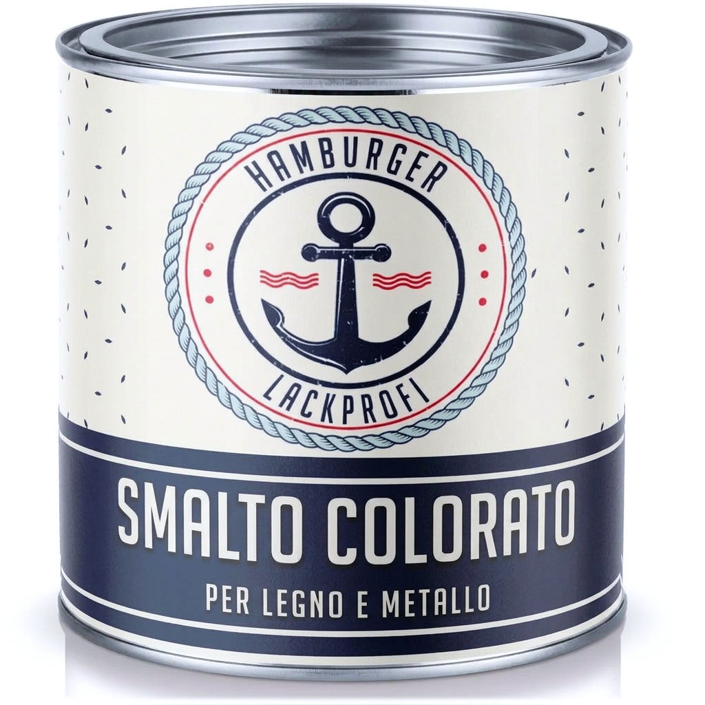 Hamburger Lack-Profi Buntlack Verkehrsrot RAL 3020 - Robuster Kunstharzlack - Hamburger Lack-Profi