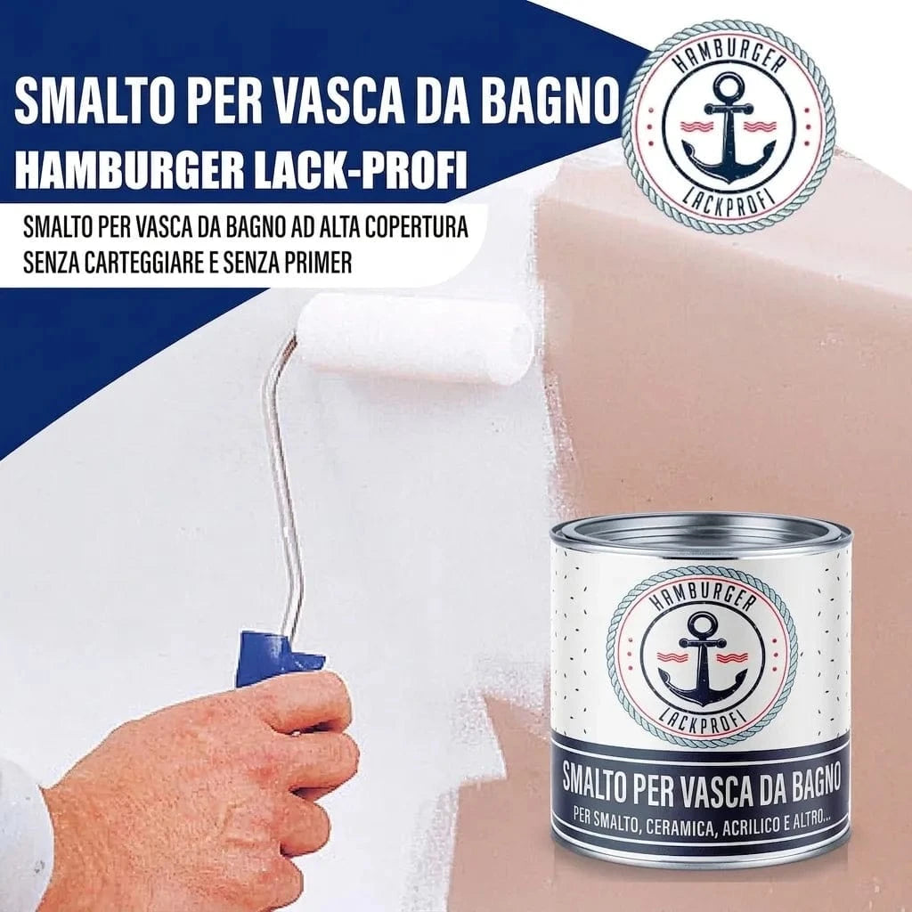 Hamburger Lack-Profi Badewannenlack Hamburger Lack-Profi 2K Badewannenlack Beigebraun RAL 8024 - Glänzend / Seidenmatt / Matt