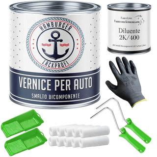 Vernice per auto 2K con kit di verniciatura (X300) - Hamburger Lack-Profi