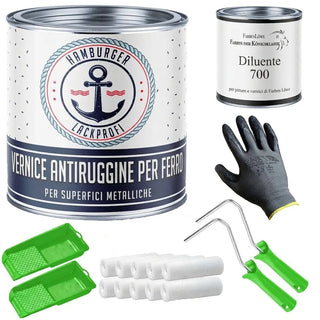 Smalto protettivo per metallo con kit di verniciatura (X300) - Hamburger Lack-Profi