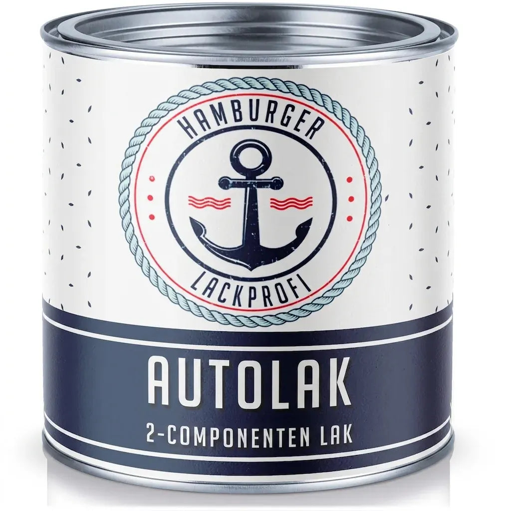 Hamburger Lack-Profi Lacke & Beschichtungen Hamburger Lack-Profi 2K Autolack in Graphitschwarz RAL 9011 mit Lackierset (X300) & Verdünnung (1 L) - 30% Sparangebot
