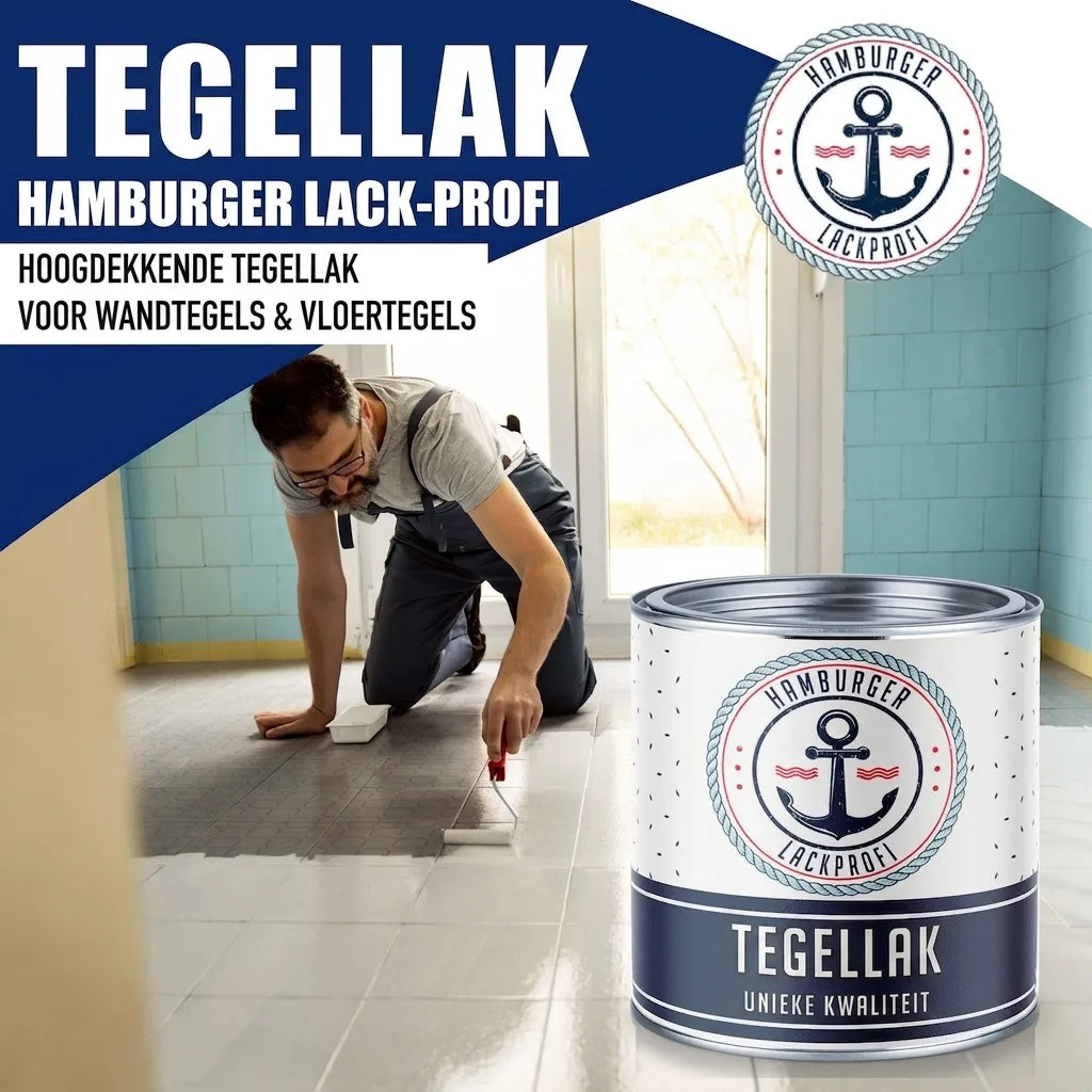 Hamburger Lack-Profi Fliesenlack Verkehrsgrün RAL 6024 - hochdeckende Fliesenfarbe Grün - Hamburger Lack-Profi
