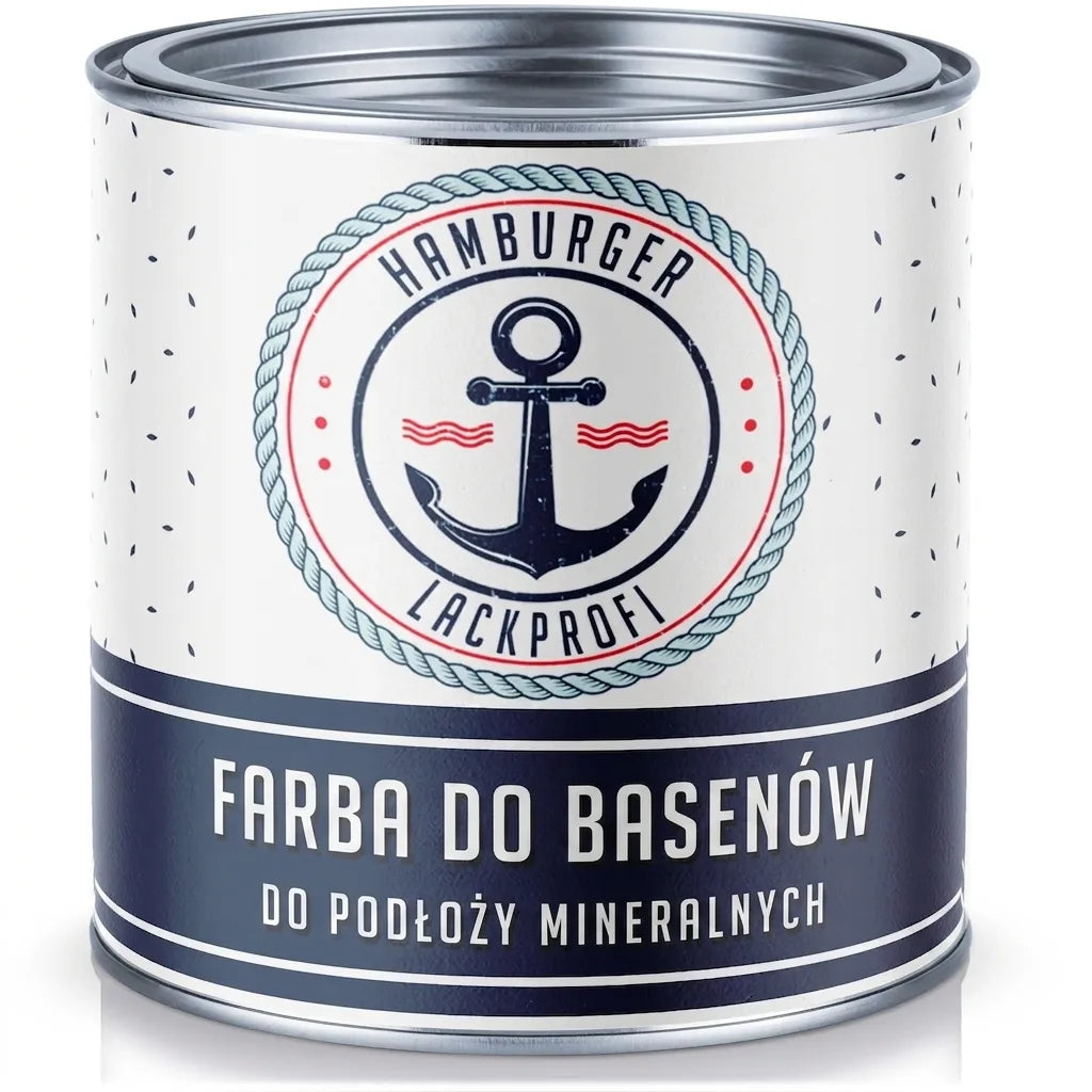 Pittura per piscine Grigio kaki RAL 7008 con kit di verniciatura (X300) - Hamburger Lack-Profi