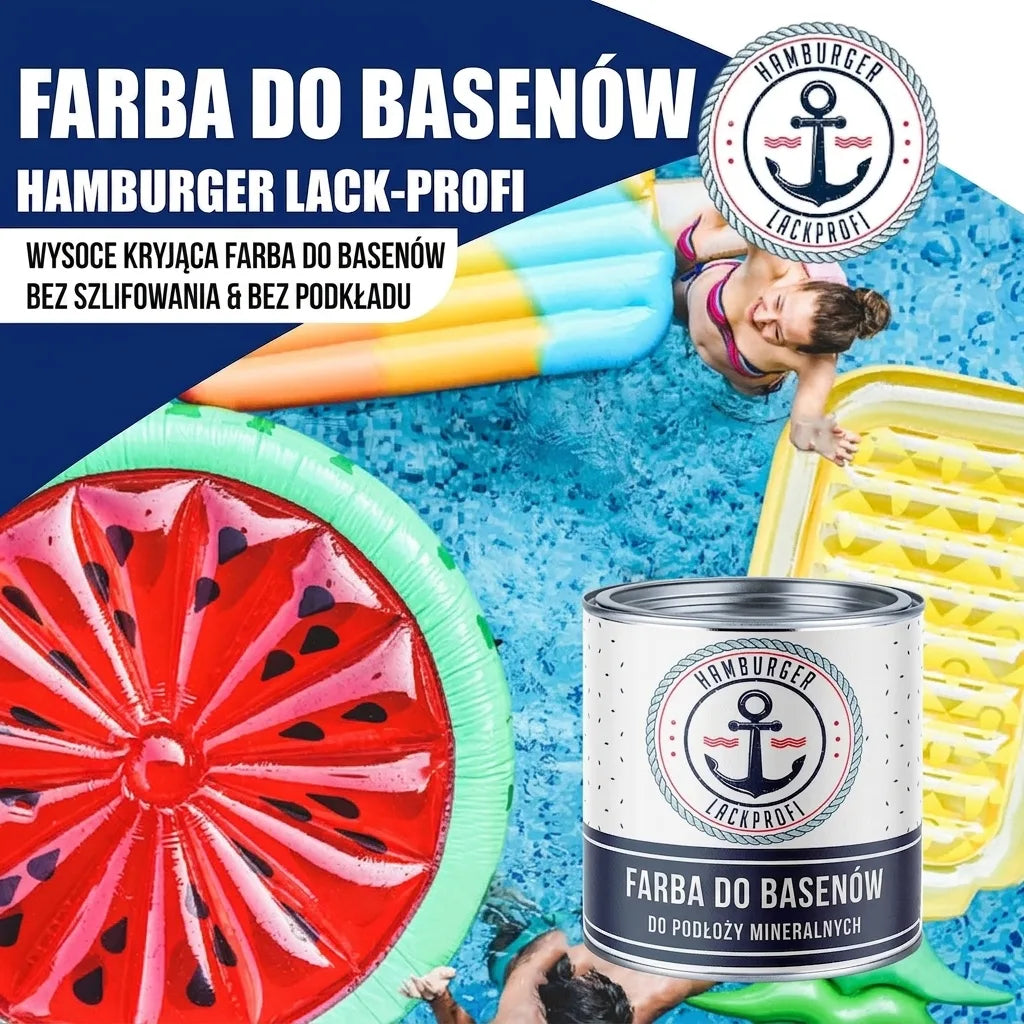 Pittura per piscina Rosso oriente RAL 3031 - altamente coprente - Hamburger Lack-Profi
