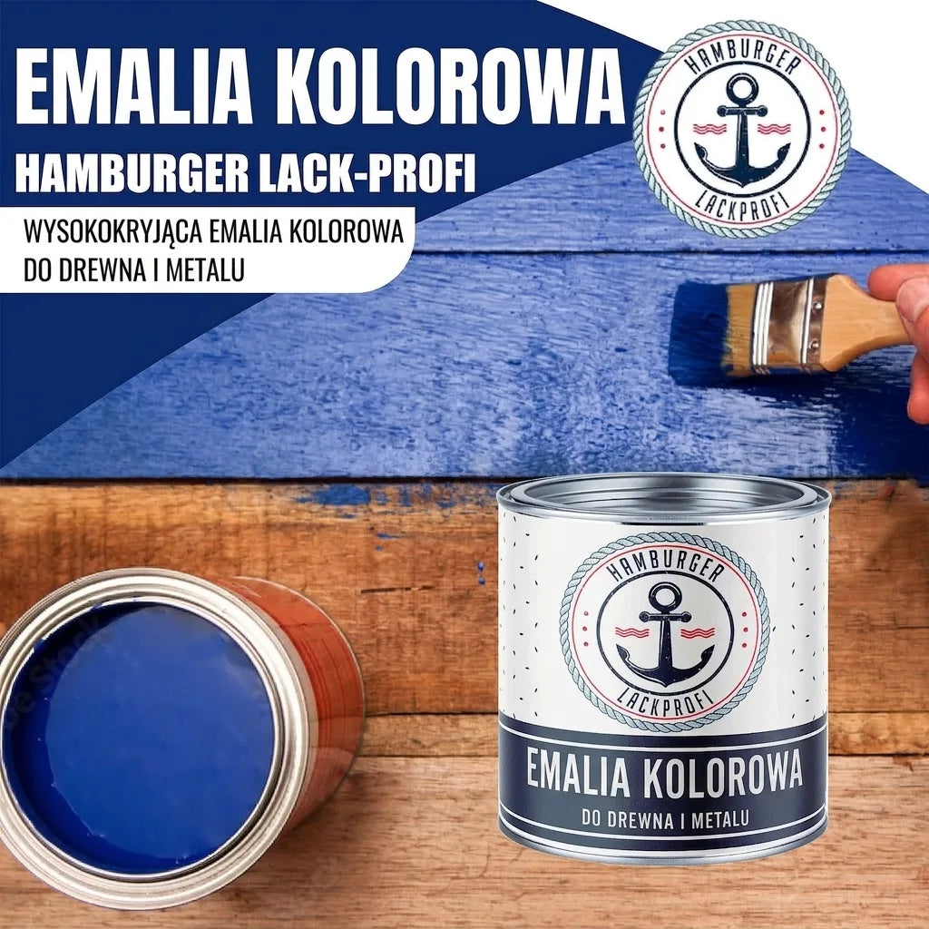 Hamburger Lack-Profi Buntlack Signalrot RAL 3001 - Robuster Kunstharzlack - Hamburger Lack-Profi