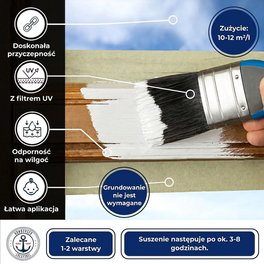 Vernice poliuretanica per legno RAL 2009 Arancio traffico - Vernice protettiva per esterni - Hamburger Lack-Profi