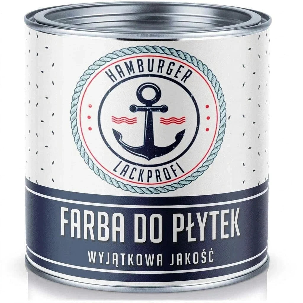 Pittura per piastrelle Bianco perla RAL 1013 - Smalto per piastrelle con kit di verniciatura (X300) - Hamburger Lack-Profi