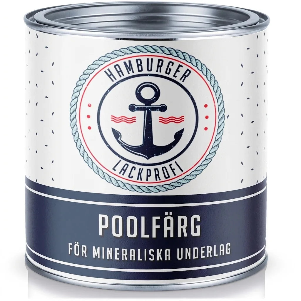 Pittura per piscina Verde muschio RAL 6005 - altamente coprente - Hamburger Lack-Profi