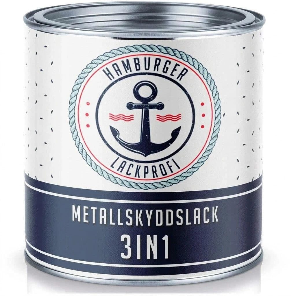 Hamburger Lack-Profi 3 in 1 Schwarzgrün RAL 6012 - Rostschutz - Hamburger Lack-Profi