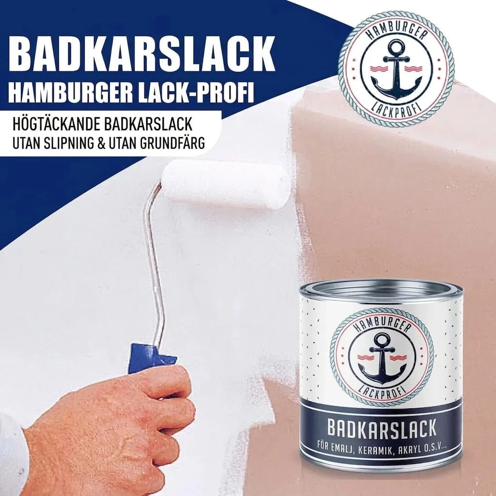 Hamburger Lack-Profi Badewannenlack Hamburger Lack-Profi 2K Badewannenlack Khakigrau RAL 7008 - Glänzend / Seidenmatt / Matt