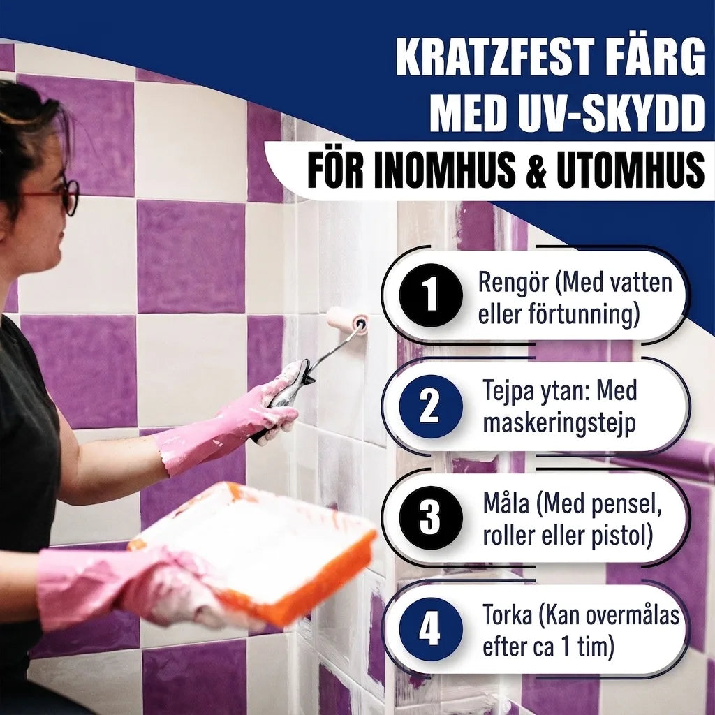 Hamburger Lack-Profi Fliesenlack Dahliengelb RAL 1033 - hochdeckende Fliesenfarbe Gelb - Hamburger Lack-Profi