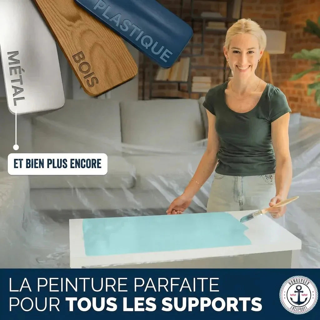 Möbelfarbe ohne Schleifen RAL 6032 Signalgrün - Möbellack Hamburger Lack-Profi - Hamburger Lack-Profi