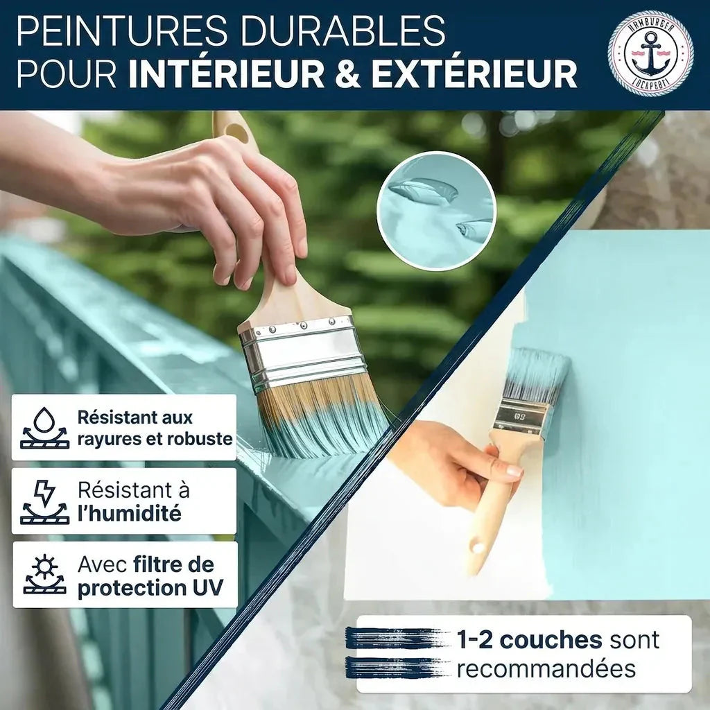 Möbelfarbe ohne Schleifen RAL 7000 Fehgrau - Möbellack Hamburger Lack-Profi - Hamburger Lack-Profi