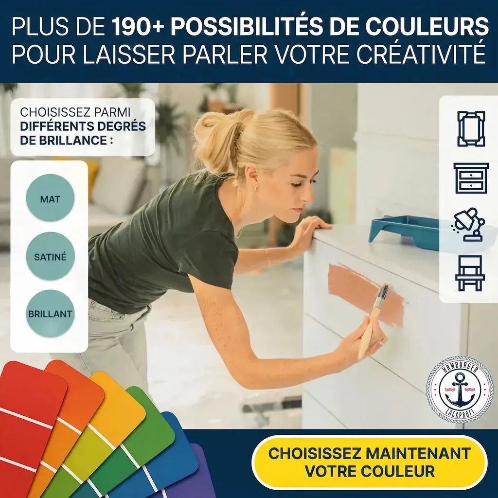 Möbelfarbe ohne Schleifen RAL 4005 Blaulila - Möbellack Hamburger Lack-Profi - Hamburger Lack-Profi