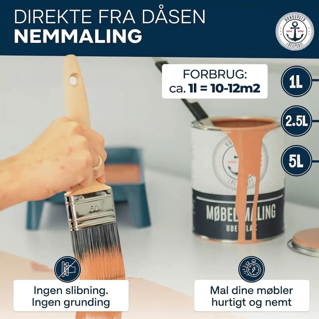 Möbelfarbe ohne Schleifen RAL 5022 Nachtblau - Möbellack Hamburger Lack-Profi - Hamburger Lack-Profi