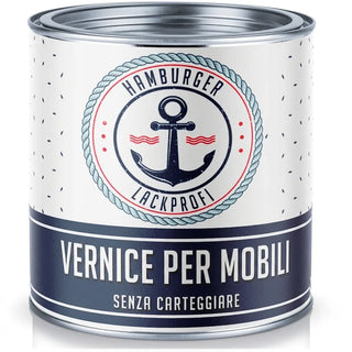Vernice per mobili senza carteggiare RAL 7035 Grigio luce - Vernice per legno Hamburger Lack-Profi