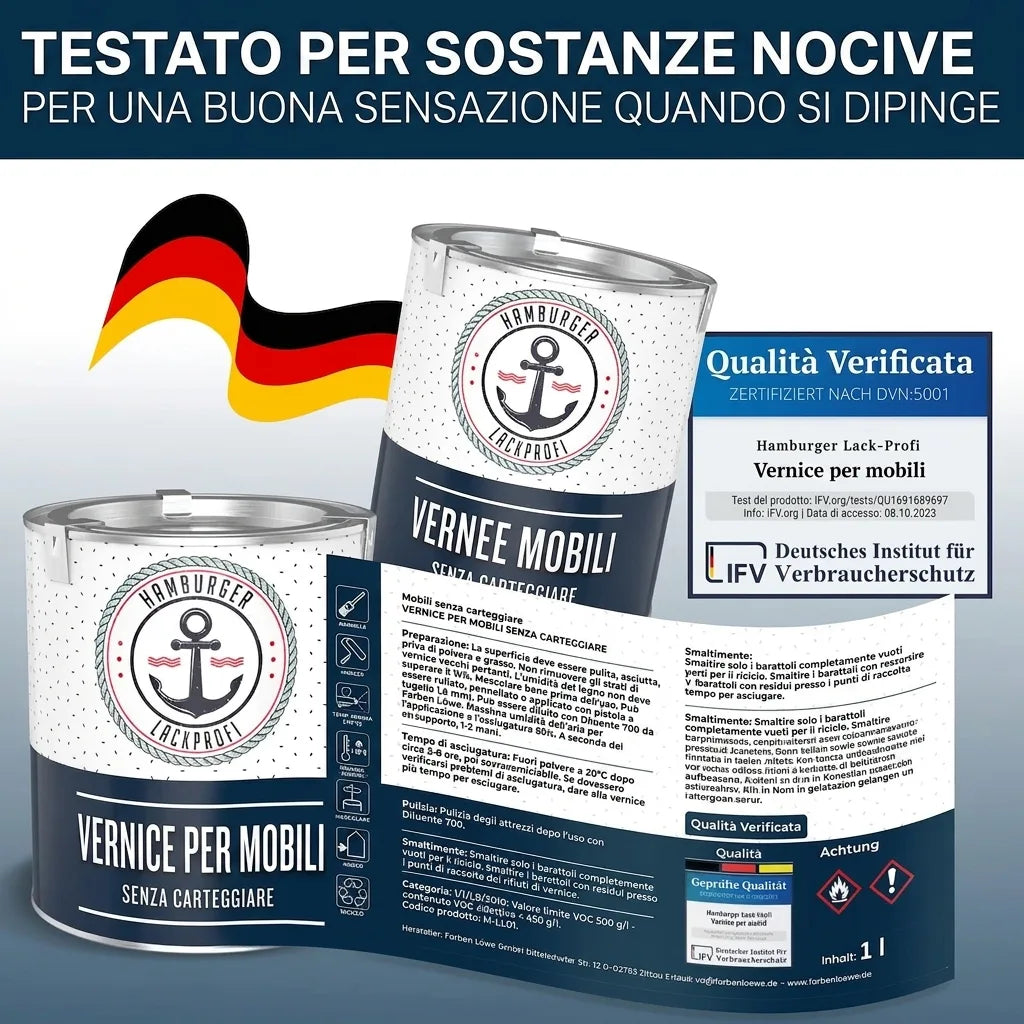 Möbelfarbe ohne Schleifen RAL 1006 Maisgelb - Möbellack Hamburger Lack-Profi - Hamburger Lack-Profi